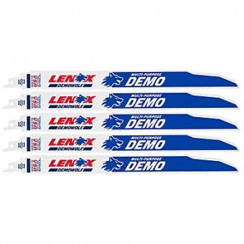 LENOX Reciprocating Saw Blades 12 in L Steel, 801A50