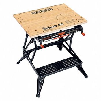 BLACK DECKER Portable Project Center 550 Lb Cap., 6Z842