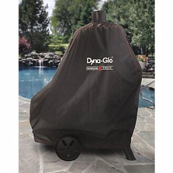 DYNA-GLO Vert Offset Charcoal Smoker Cover 60 H, 300M99