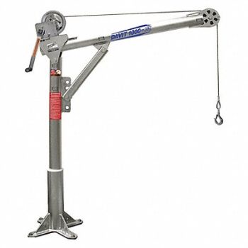 OZ LIFTING PRODUCTS DavitCraneKit 1000 lb 27.5 to 42in Reach, 302J60