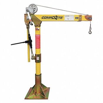OZ LIFTING PRODUCTS Davit Crane Kit 1200 lb 22 to 66in Reach, 302J66