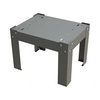 DURHAM MFG Optnl SR Base Gry Steel PwdrCtd For16in, 4HY15