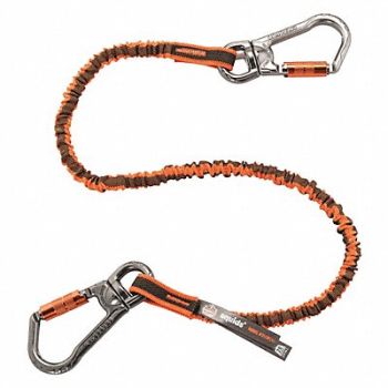 SQUIDS BY ERGODYNE Tool Lanyard Dbl Lock Dual Carabiners, 305D23