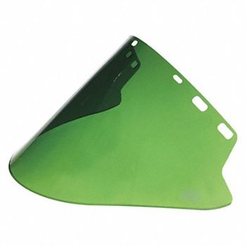 PAULSON Faceshield Hi Temp Med Green Poly 20, 308P36