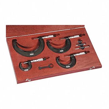 STARRETT Micrometer Set Outside, 30A553