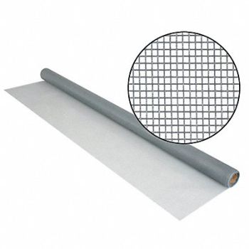 PHIFER Screen Fiberglass 36 in.x7 ft Gray, 30AA94