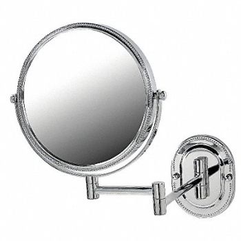 SEE ALL INDUSTRIES Wall Makeup Mirror 11 in W 13 in H, 30AC28