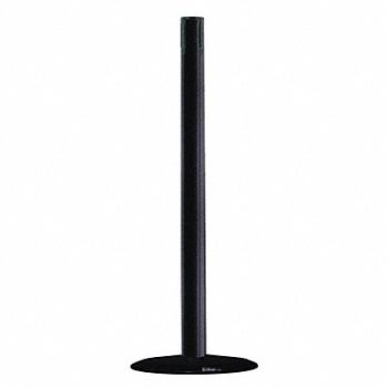 TENSABARRIER Receiver Post 38 In H Black, 30AC33