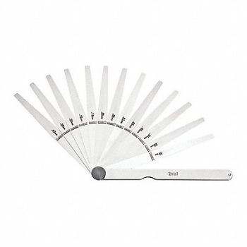 STARRETT Tapered Thickness Gage, 30C252