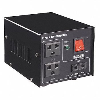 GRAINGER APPROVED Step Up/Down Voltage Converter 300VA, 30C517