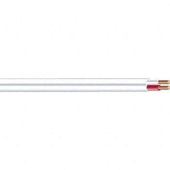 SOUTHWIRE T-Stat Cbl 2 Cond 18AWG Plen Wht 500ft, 30C849