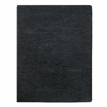 FELLOWES Binding Cover Blk 8-3/4x11-1/4 in PK50, 30D538