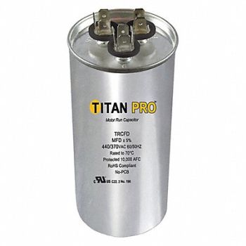 TITAN PRO Dual Run Capacitor 80/75 MFD 5 5/8 H, 30D658