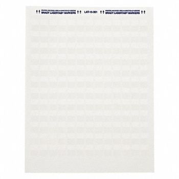 BRADY Laminating Wire and Cable Markers PK33, 30DD05