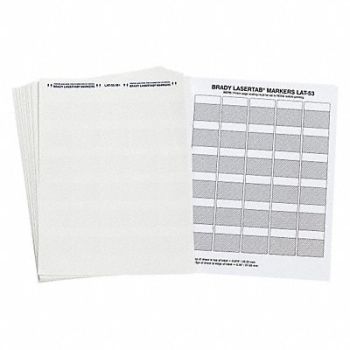 BRADY Laminating Wire and Cable Markers PK34, 30DD07