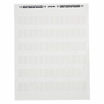 BRADY Laminating Wire and Cable Markers PK65, 30DD17