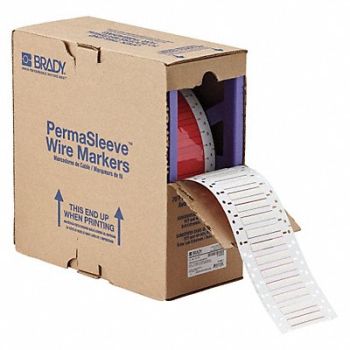 BRADY Wire Marker Wire Sleeve PermaSleeve(R), 30DJ40