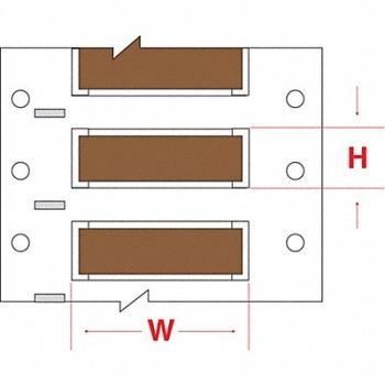 BRADY Wire Marker Wire Sleeve PermaSleeve(R), 30DP25
