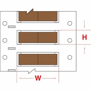 BRADY Wire Marker Wire Sleeve PermaSleeve(R), 30DM44