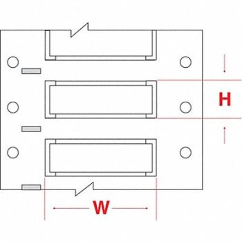 BRADY Wire Marker Wire Sleeve PermaSleeve(R), 30DT62