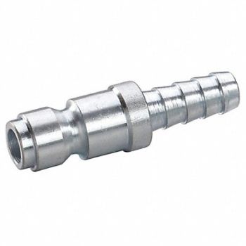 SPEEDAIRE Quick Connect Plug 1/4 Body 3/8 Barb, 30E740