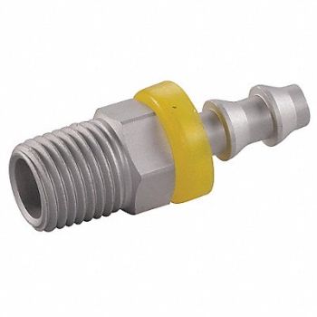 SPEEDAIRE Hose Fitting 3/8 in ID 1/4-18 (M)NPT, 30E634