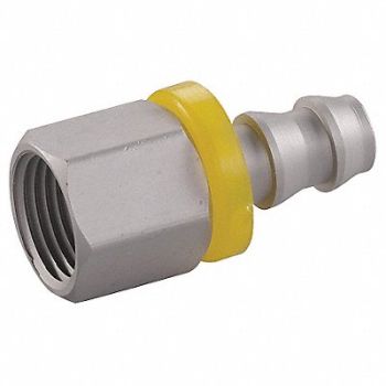 SPEEDAIRE Hose Fitting 3/8 in ID 3/8-18 (F)NPT, 30E635