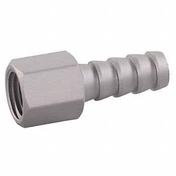 SPEEDAIRE Barbed Hose Fitting Hose ID 1/4 NPT, 30E642