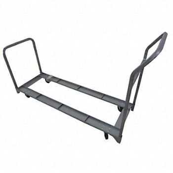 DAYTON Folding/Stacked ChairCart 67x22x41 1/2in, 30E999