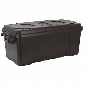 PLANO MOLDING Utility Trunk Black PP 12 3/4 in, 30F068