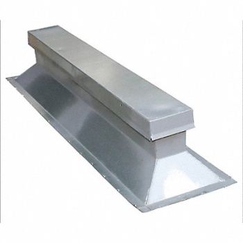 GRAINGER APPROVED 6ft L 3.6 H 8 W Steel Roof Mounting Rail, 30F451