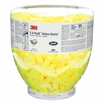 3M Ear Plug Dispensing System Yellow 33dB, 65RJ88