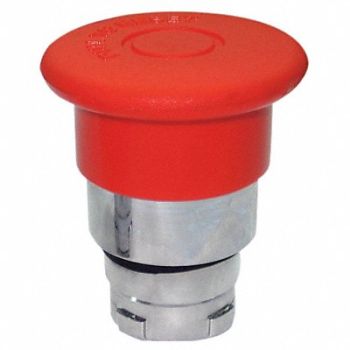 DAYTON Push Button 22mm Rd Push Pull Mushroom, 30G116