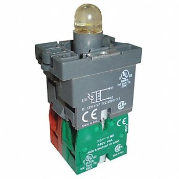 DAYTON Lamp Module and Contact Block 1NO/1NC, 30G155