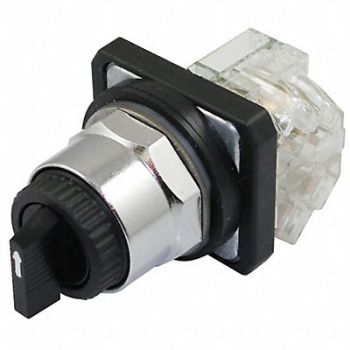 DAYTON Non-Illum Selectr Swtch 30mm 3 Pos Lever, 30G303
