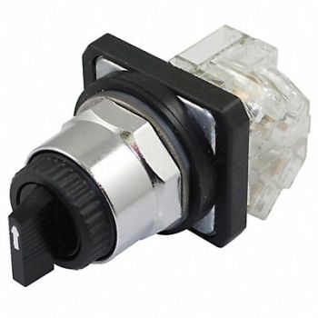 DAYTON Non-Illum Selectr Swtch 30mm 3 Pos Lever, 30G305