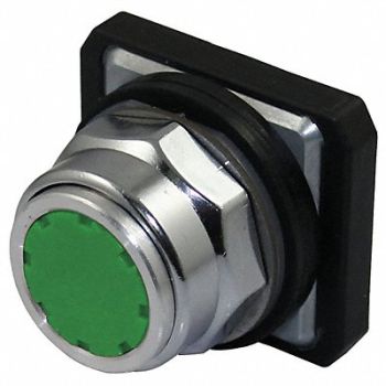 DAYTON H7014 Push Button 30mm Momentary FullGuaRd Gr, 30G324