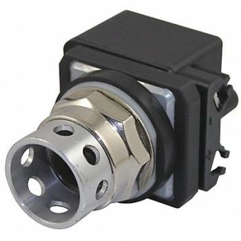 DAYTON Illum Push Button Operator 30mm Clear, 30G379