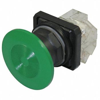 DAYTON H7085 Non-Illuminated Push Button 30mm Plastic, 30G456