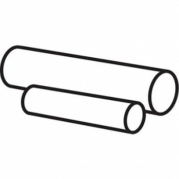 GRAINGER APPROVED K6797 Plastic Rod PTFE 2 Dia 3ftL White, 30GC83