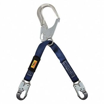 CONDOR Positioning Lanyard Blue Fixed, 30HG86
