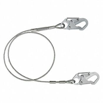 CONDOR Positioning Lanyard Gray Fixed, 30HG87
