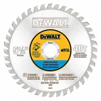 DEWALT Circular Saw Blade Blade Dia 5-1/2 in., 30HJ85