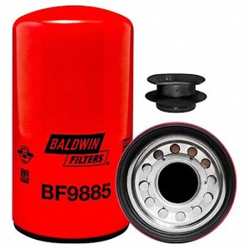 BALDWIN FILTERS Fuel Spin-on 8-27/32x4-23/32x8-27/32 In, 30HL62