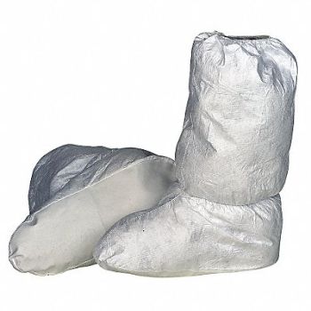 DUPONT D2216 Shoe Covers 2XL White ISO 5 PK100, 30J234