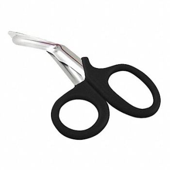 MEDSOURCE Shears Black Stainless Steel PK50, 30LT80