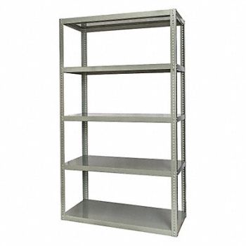 HALLOWELL Metal Shlvng Cap 2000 lb 24inx84inx72in, 30LV92