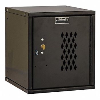HALLOWELL Lckr 1x1Lckr Blk 12.7 x11.25 x12 UnAssm, 30LW72