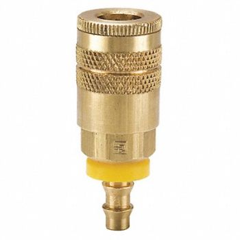PARKER Quick Connect Socket 1/4 Body 1/4 Barb, 30N257