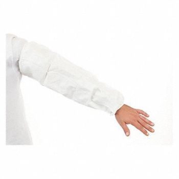 INTERNATIONAL ENVIROGUARD Disposable Sleeve White 21-1/2 PK100, 30N517